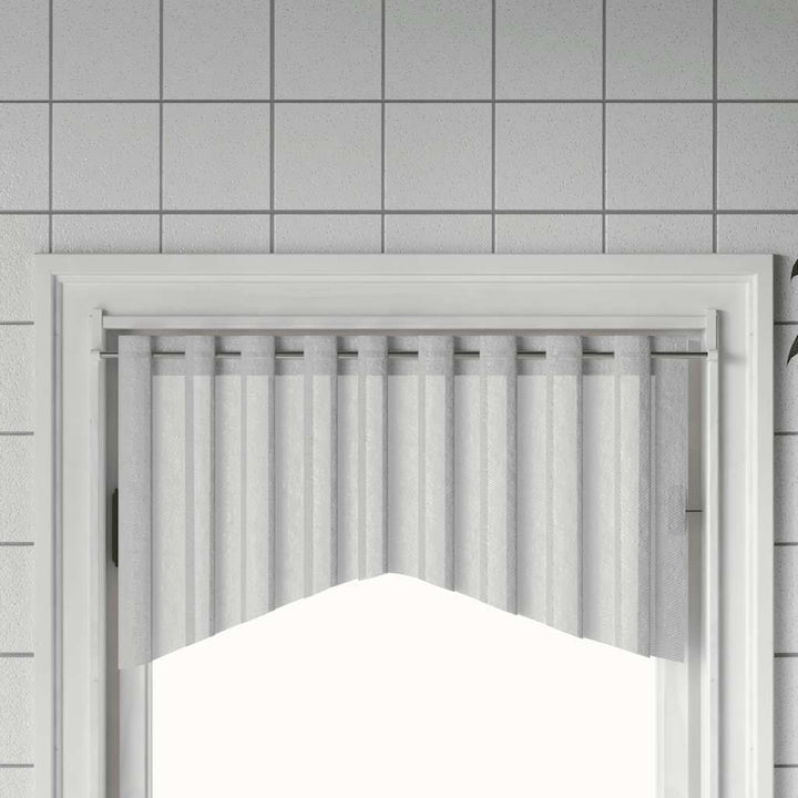 gardinstænger 2 stk. 90-135 cm aluminium hvid og sølvfarvet