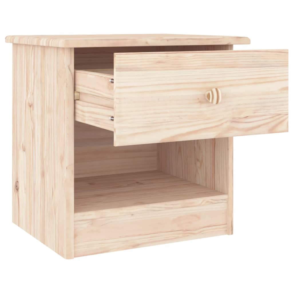 sengebord ALTA 41x35x41 cm massivt fyrretræ
