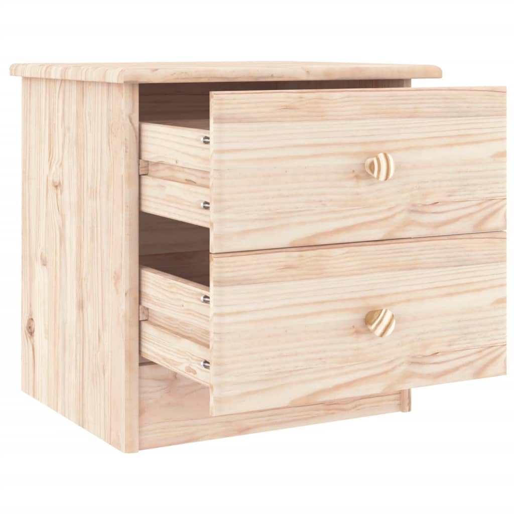sengebord ALTA 41x35x41 cm massivt fyrretræ