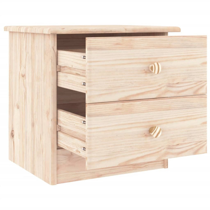 sengebord ALTA 41x35x41 cm massivt fyrretræ