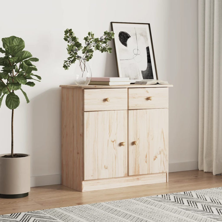 skænk ALTA 77x35x73 cm massivt fyrretræ