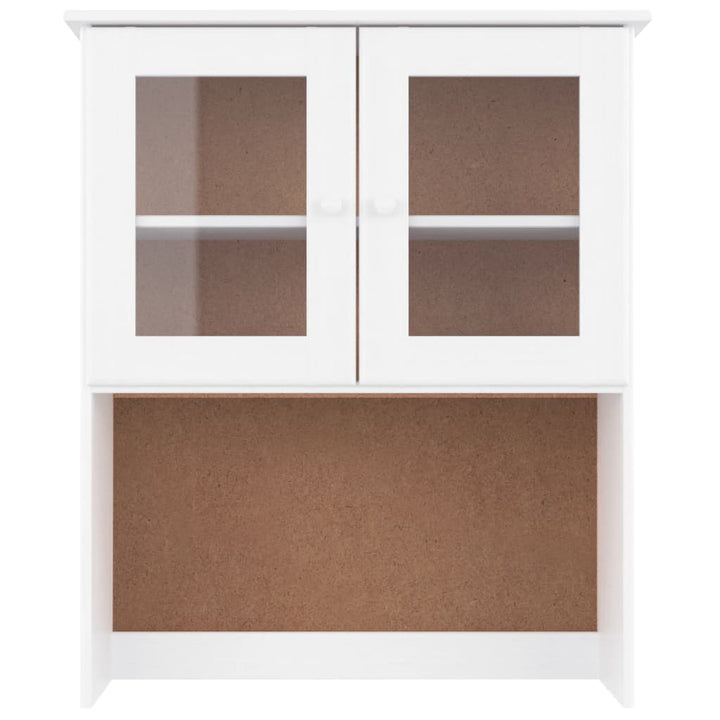 skabstop til skænk ALTA 77x30x92 cm massivt fyrretræ hvid
