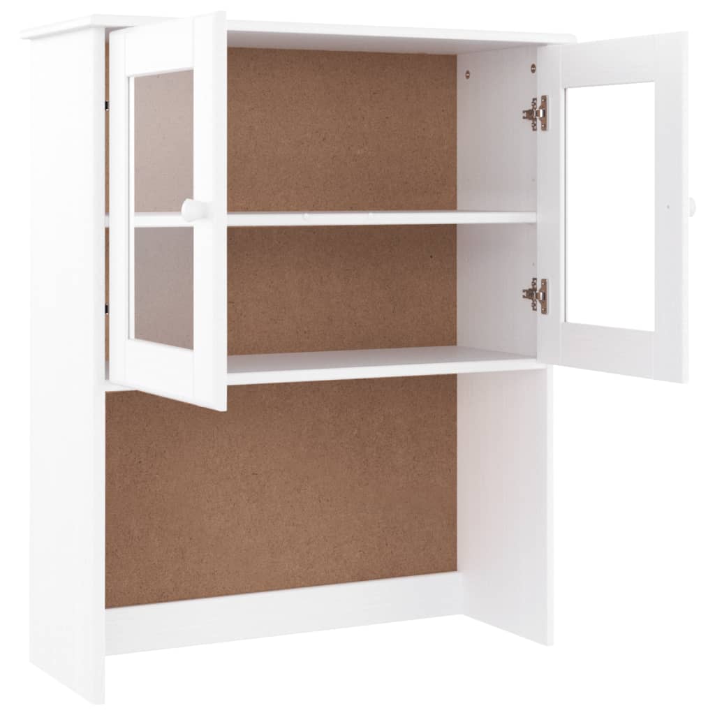 skabstop til skænk ALTA 77x30x92 cm massivt fyrretræ hvid