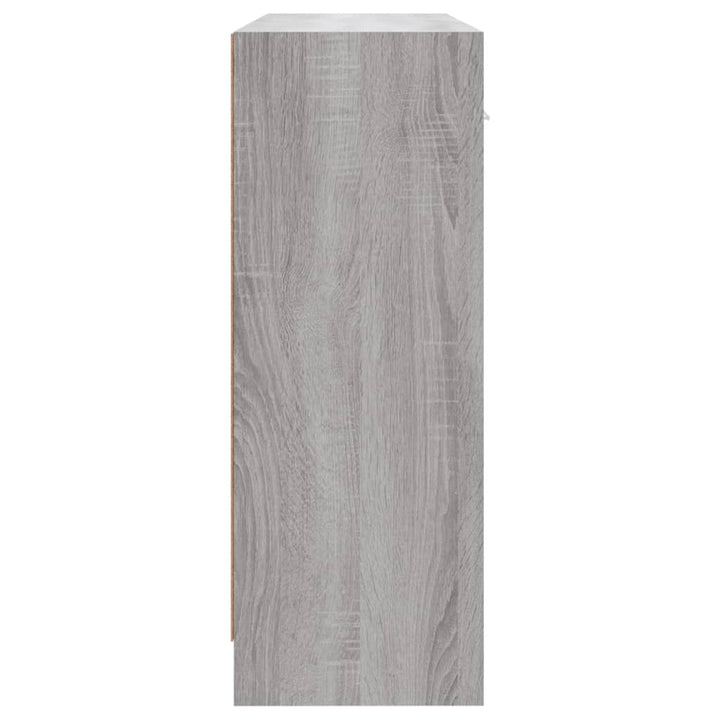 skab 91x28x75 cm konstrueret træ grå sonoma-eg