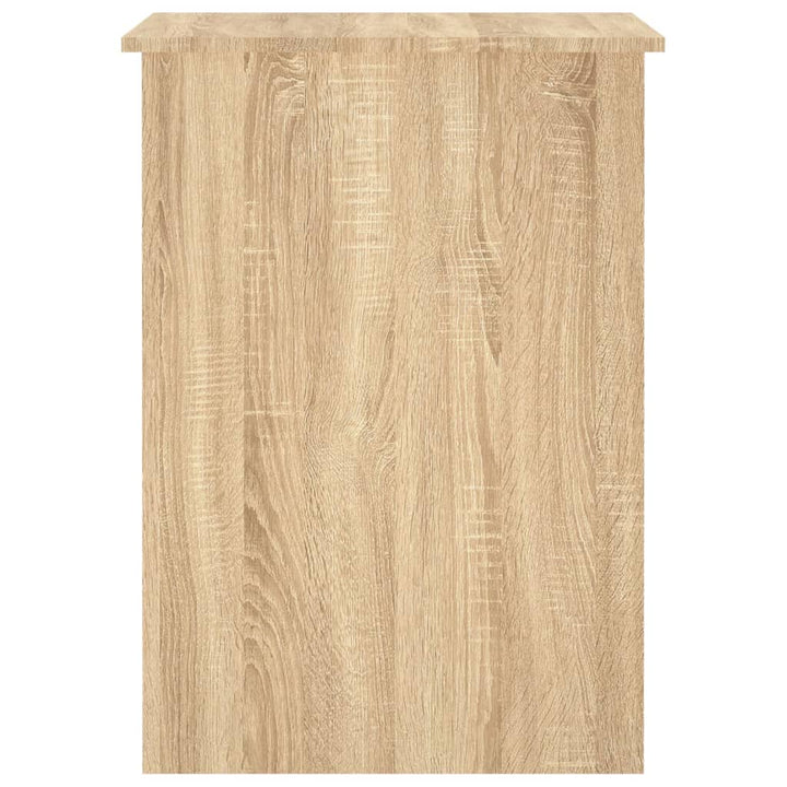 skrivebord 100x55x75 cm konstrueret træ sonoma-eg
