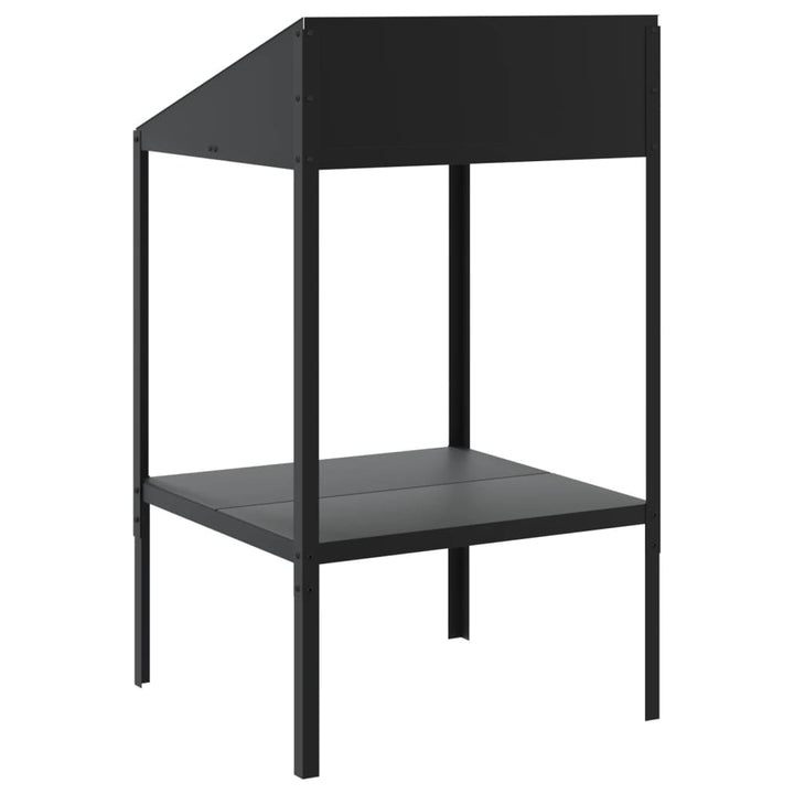 plantestativ 56,5x54,5x100 cm galvaniseret stål antracitgrå
