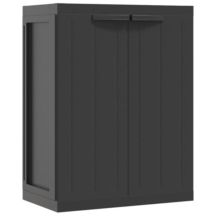 haveskab 65x37x85 cm PP sort