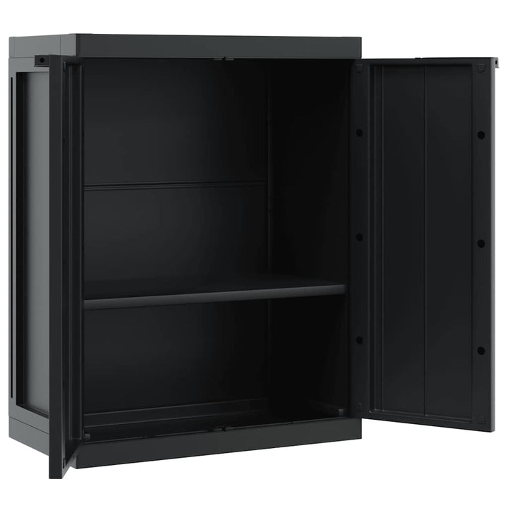 haveskab 65x37x85 cm PP sort