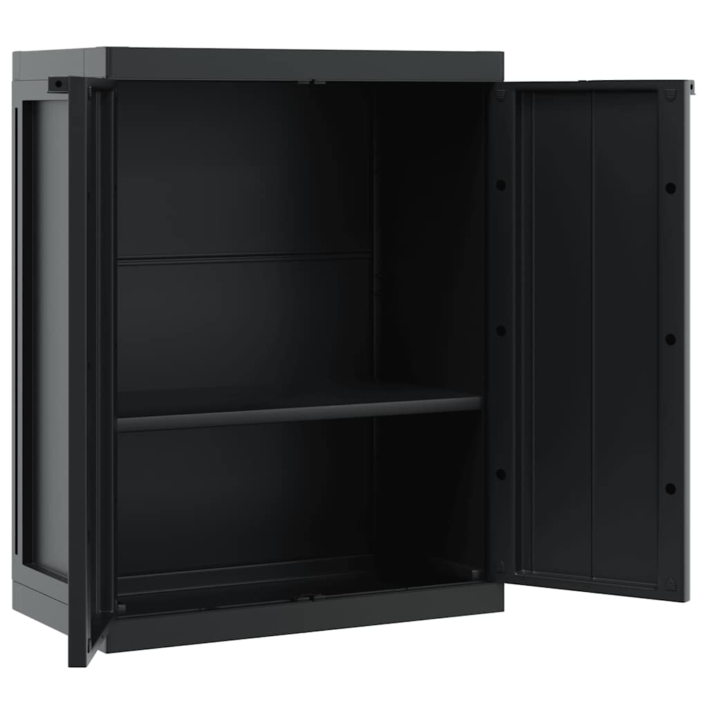 haveskab 65x37x85 cm PP sort