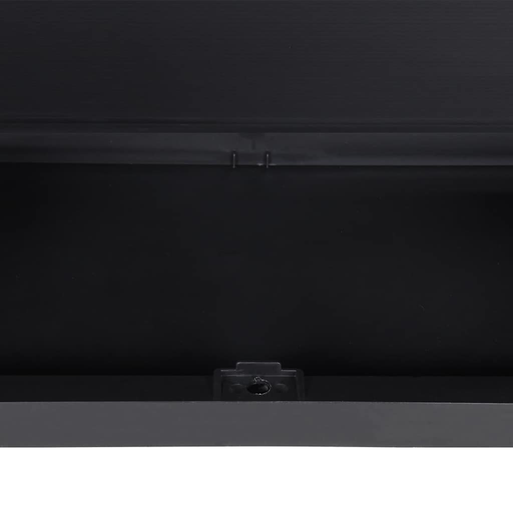 haveskab 65x37x165 cm PP sort
