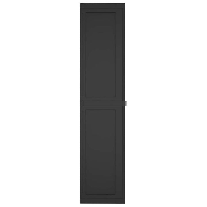 haveskab 97x37x165 cm PP sort