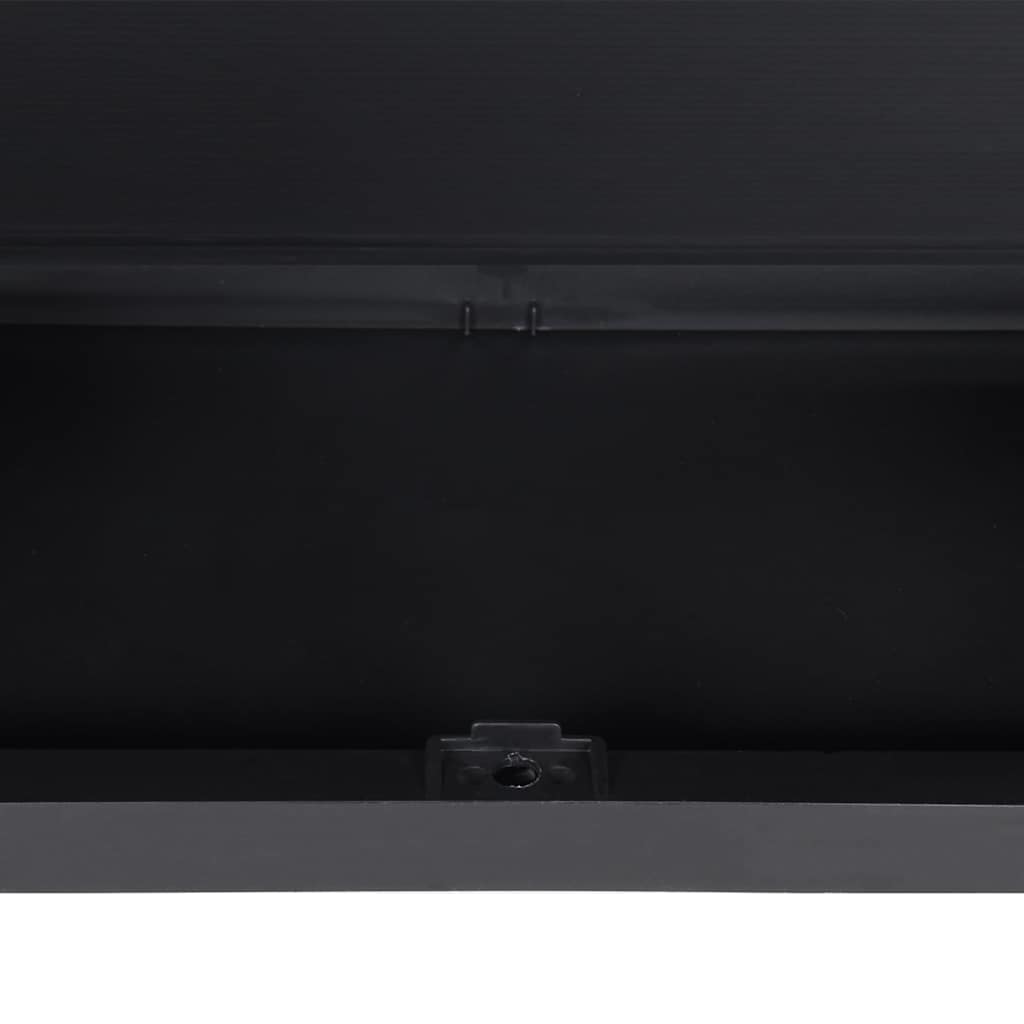 haveskab 97x37x165 cm PP sort
