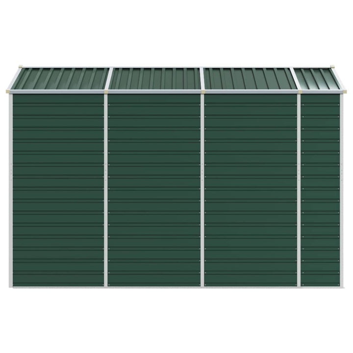 haveskur grøn 191x300x198 cm galvaniseret stål