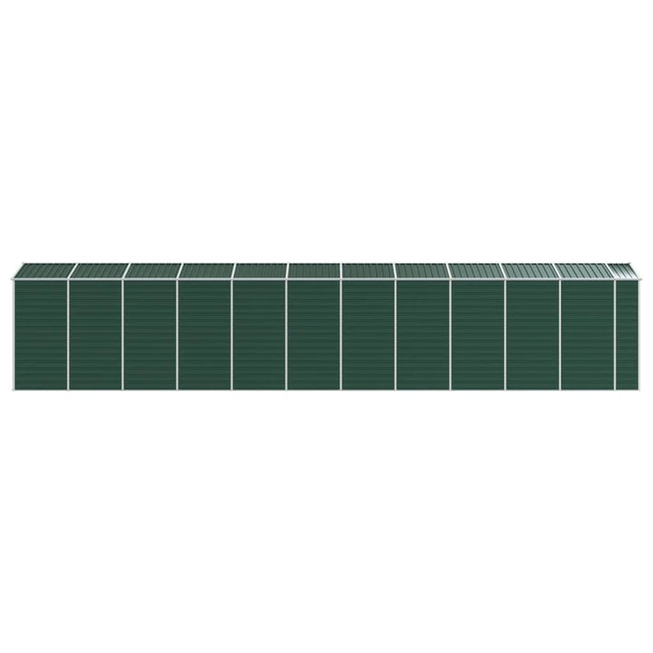 haveskur 191x980x198 cm galvaniseret stål grøn