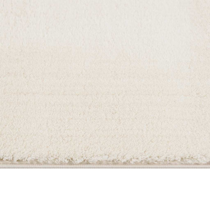 shaggy tæppe cremehvid 240x340 cm polyester