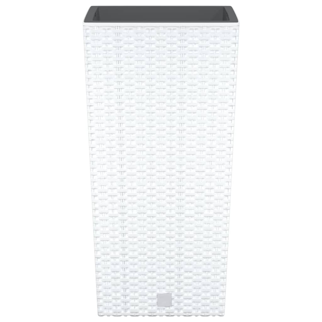 plantekrukke 11/26,5 l udtagelig indsats PP rattanlook hvid
