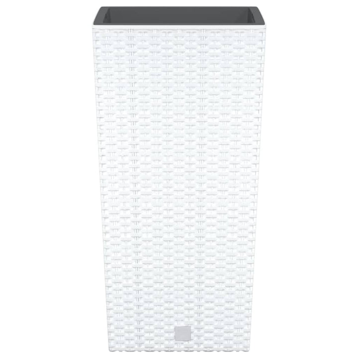 plantekrukke 11/26,5 l udtagelig indsats PP rattanlook hvid