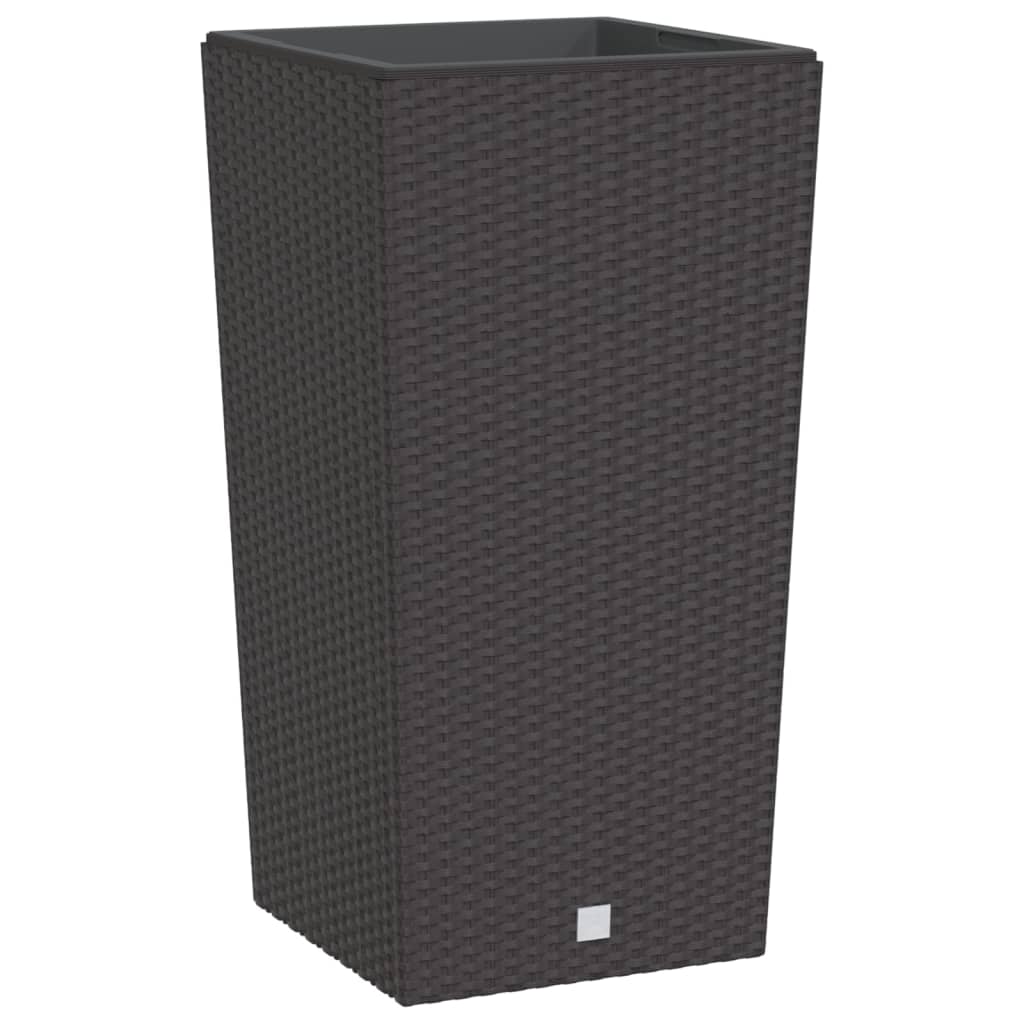 plantekrukke 21/49 l udtagelig indsats PP rattanlook brun