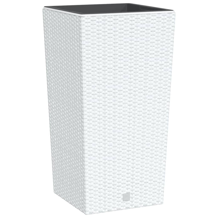 plantekrukke 21/49 l udtagelig indsats PP rattanlook hvid