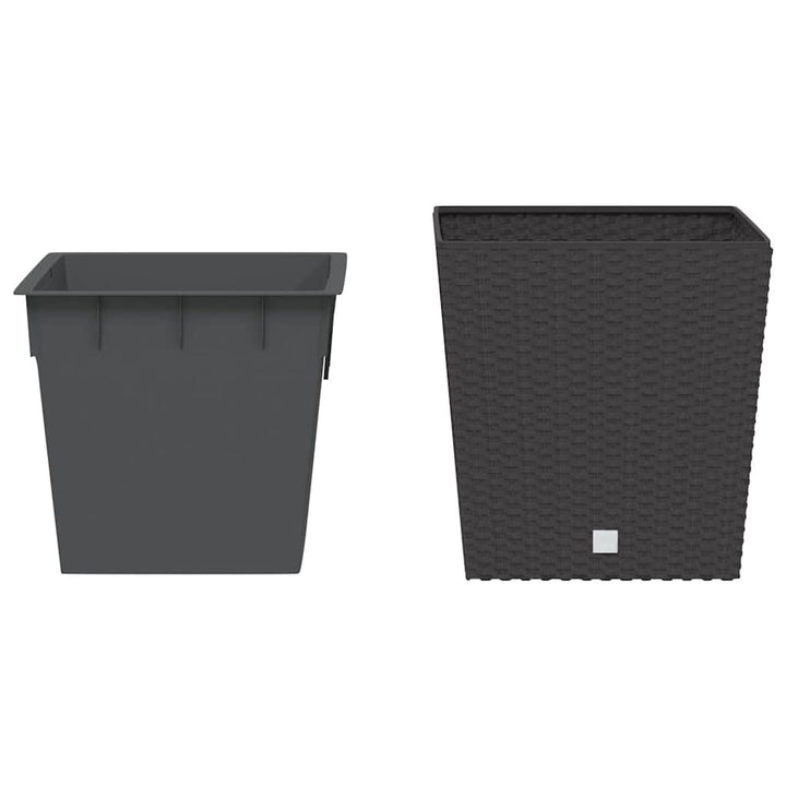plantekrukke 21/32 l udtagelig indsats PP rattanlook brun