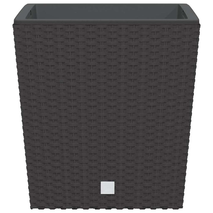 plantekrukke 21/32 l udtagelig indsats PP rattanlook brun
