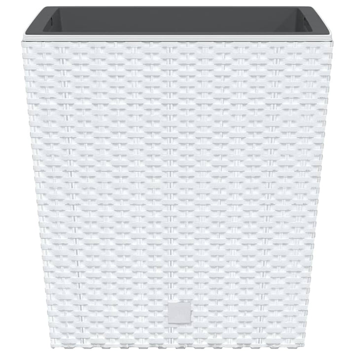 plantekrukke 21/32 l udtagelig indsats PP rattanlook hvid