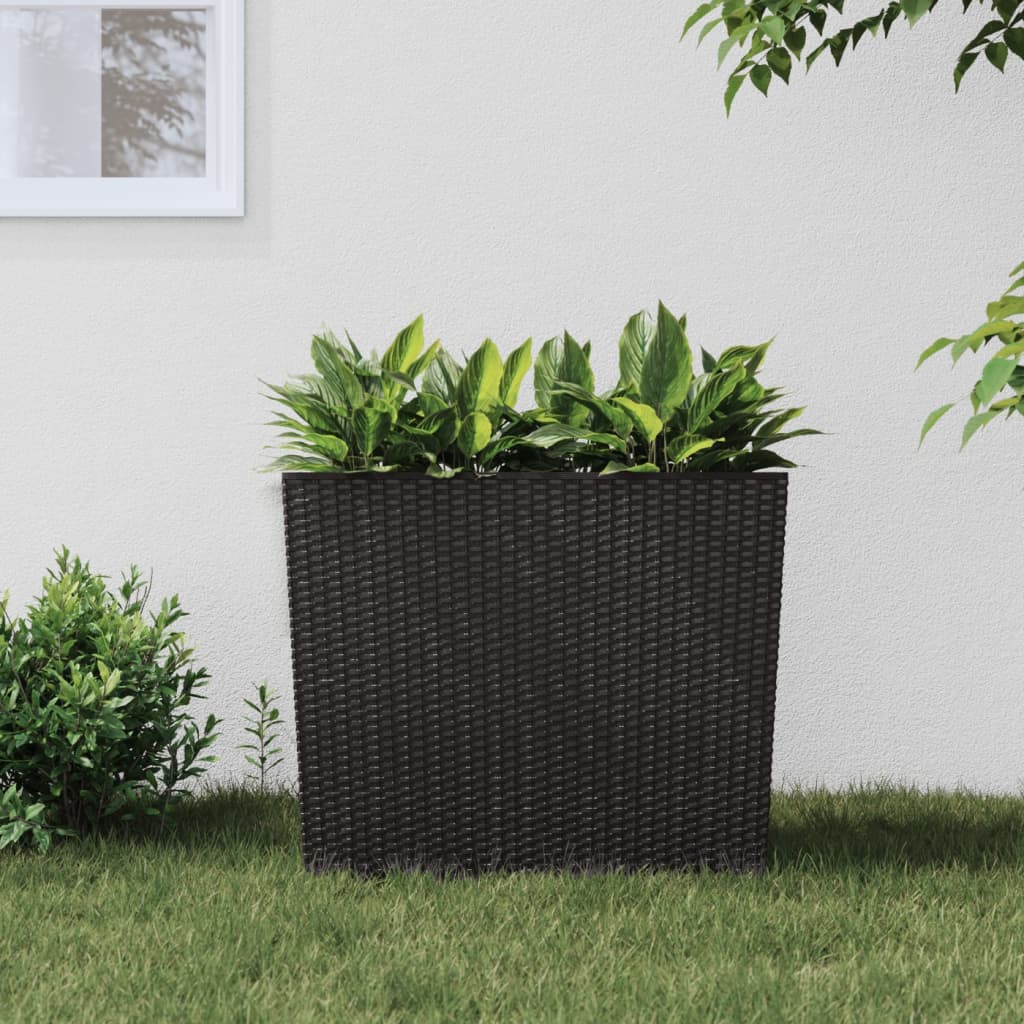 plantekrukke 12/44 l udtagelig indsats PP rattanlook brun