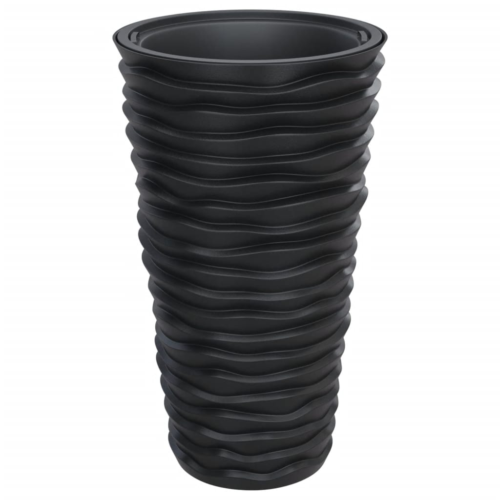 plantekrukke 8/22 l udtagelig indsats PP rillet design antracit