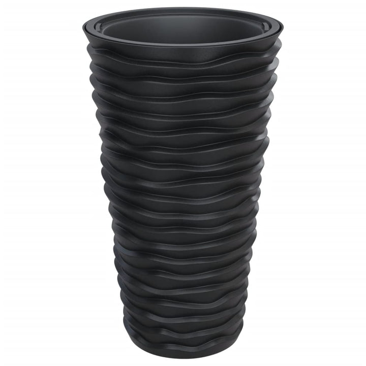 plantekrukke 8/22 l udtagelig indsats PP rillet design antracit