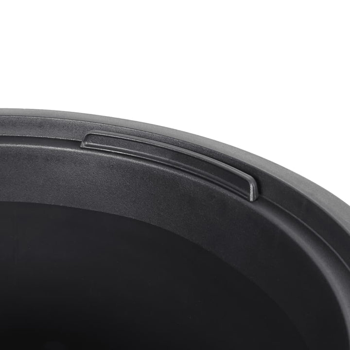 plantekrukke 8/22 l udtagelig indsats PP rillet design antracit
