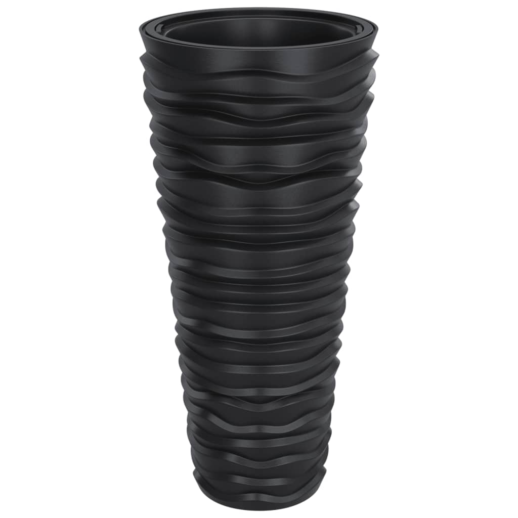 plantekrukke 18/45 l udtagelig indsats rillet design antracit