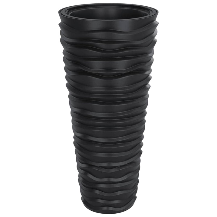 plantekrukke 18/45 l udtagelig indsats rillet design antracit