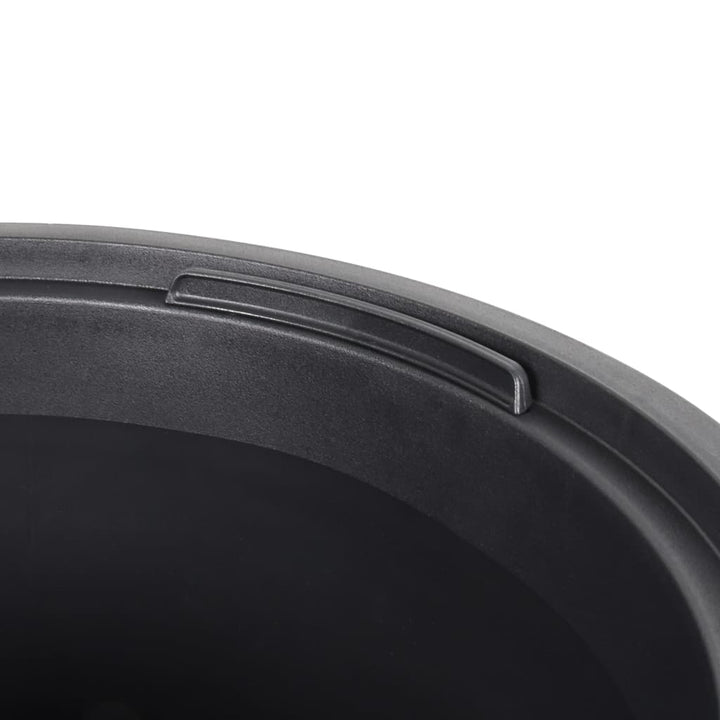plantekrukke 18/45 l udtagelig indsats rillet design antracit