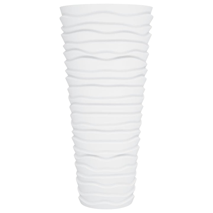 plantekrukke 18/45 l udtagelig indsats rillet design hvid