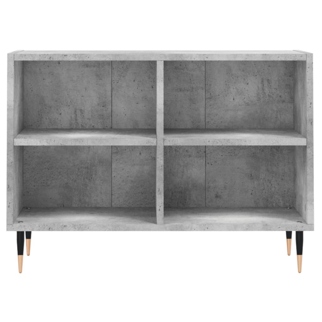 tv-bord 69,5x30x50 cm konstrueret træ betongrå