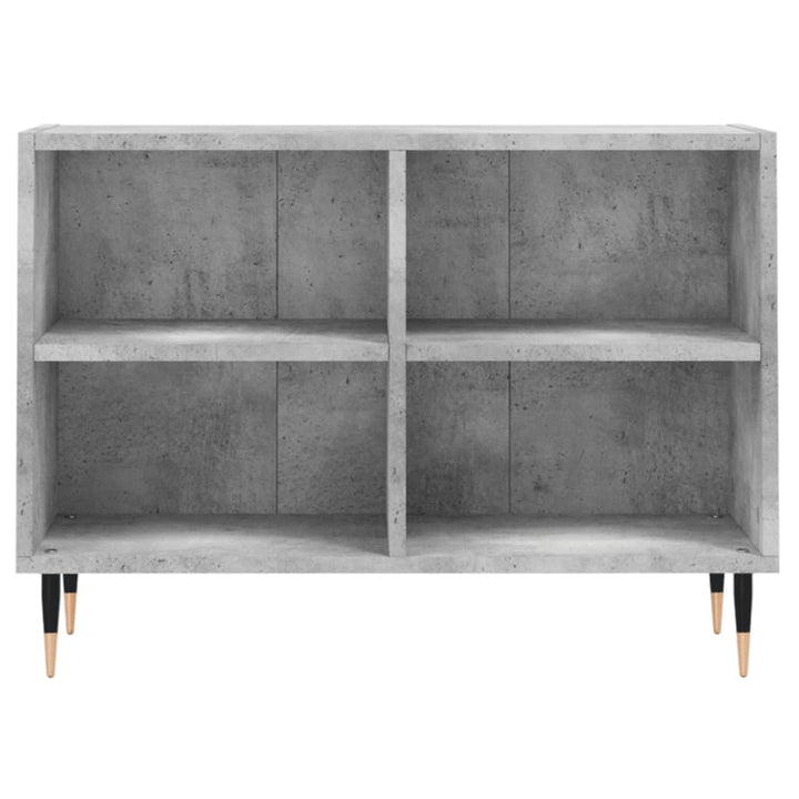 tv-bord 69,5x30x50 cm konstrueret træ betongrå