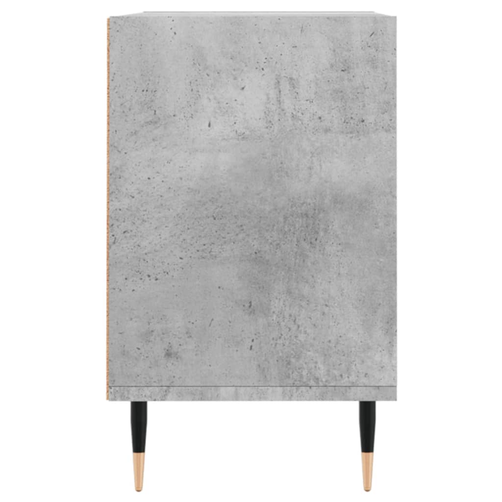 tv-bord 69,5x30x50 cm konstrueret træ betongrå