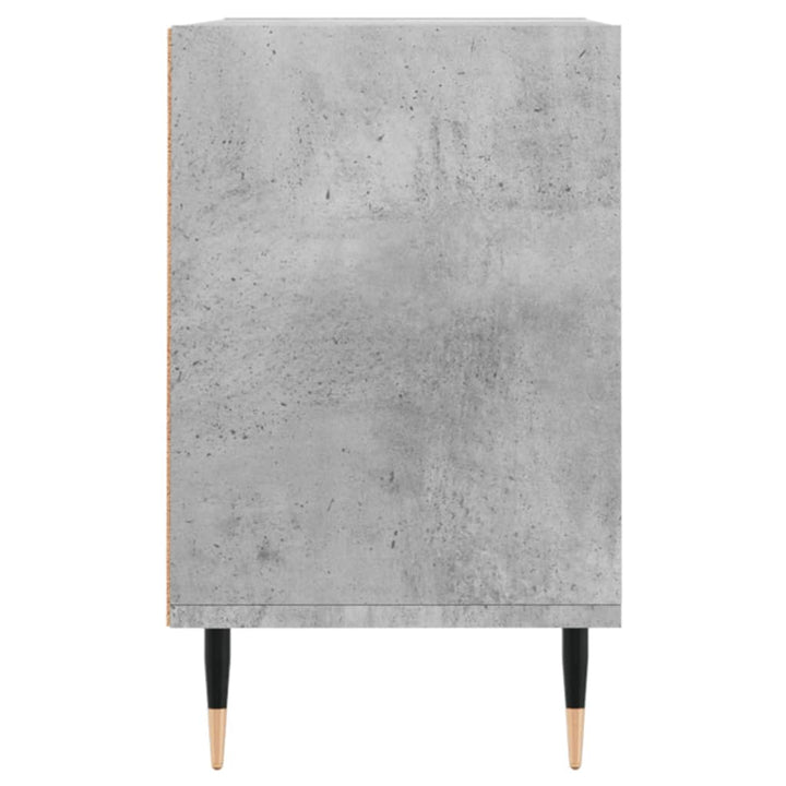 tv-bord 69,5x30x50 cm konstrueret træ betongrå