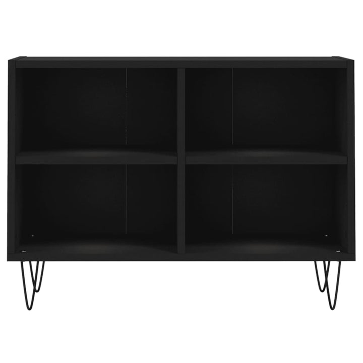 tv-bord 69,5x30x50 cm konstrueret træ sort