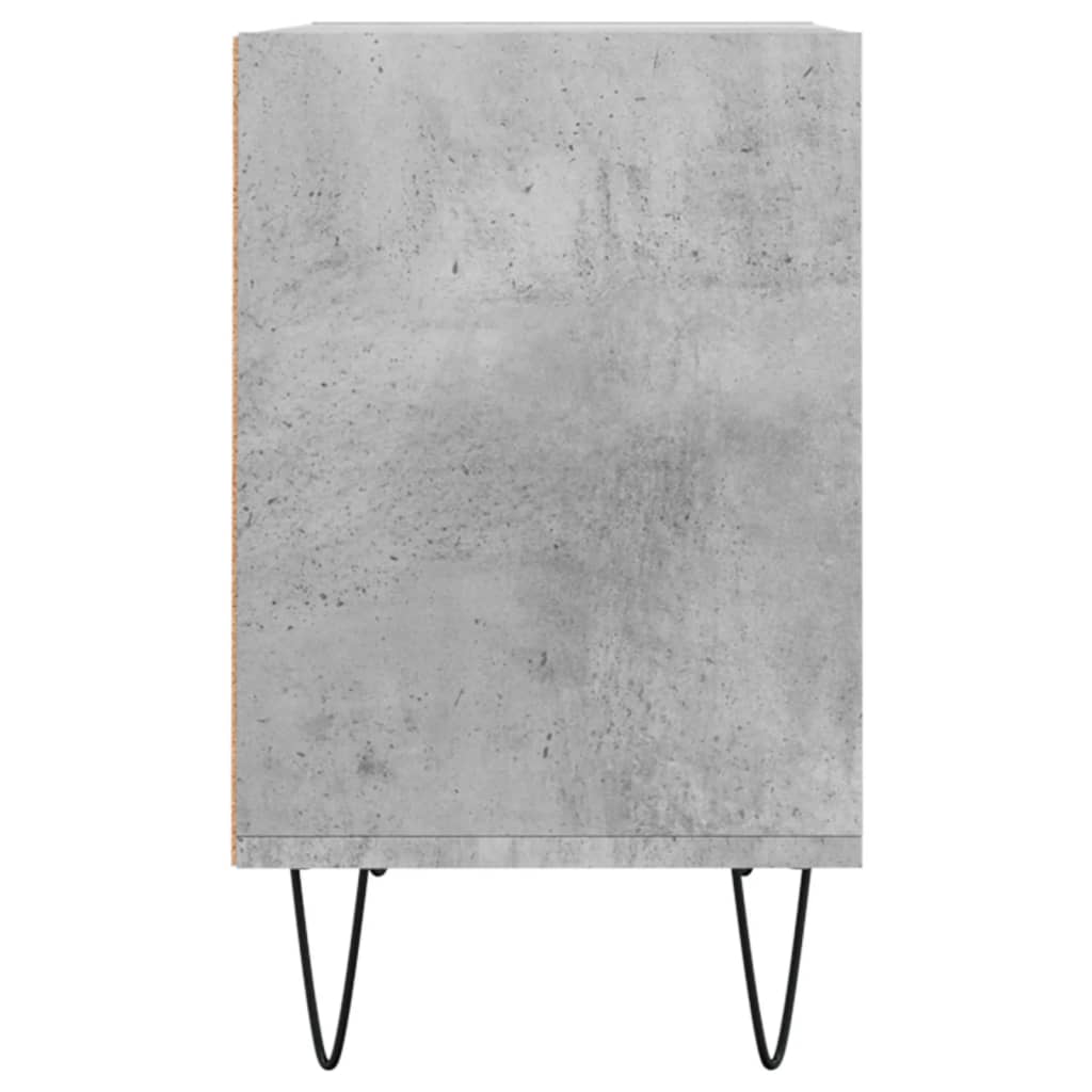 tv-bord 69,5x30x50 cm konstrueret træ betongrå