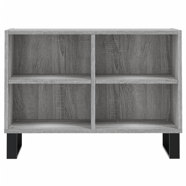 tv-bord 69,5x30x50 cm konstrueret træ grå sonoma-eg