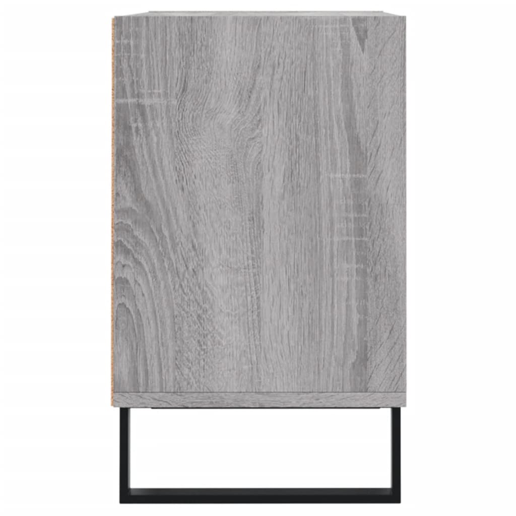 tv-bord 69,5x30x50 cm konstrueret træ grå sonoma-eg