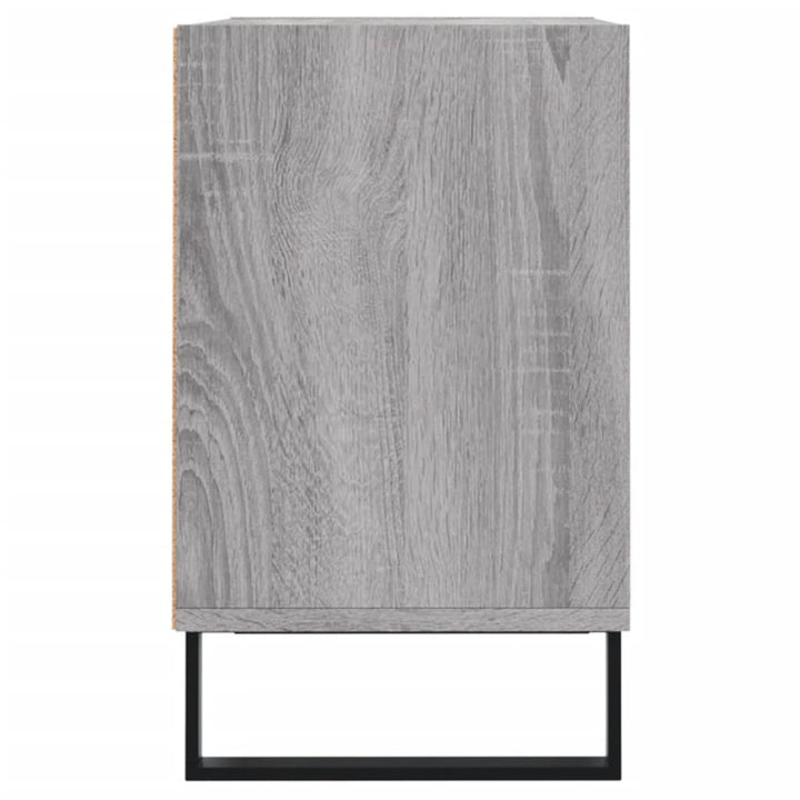 tv-bord 69,5x30x50 cm konstrueret træ grå sonoma-eg