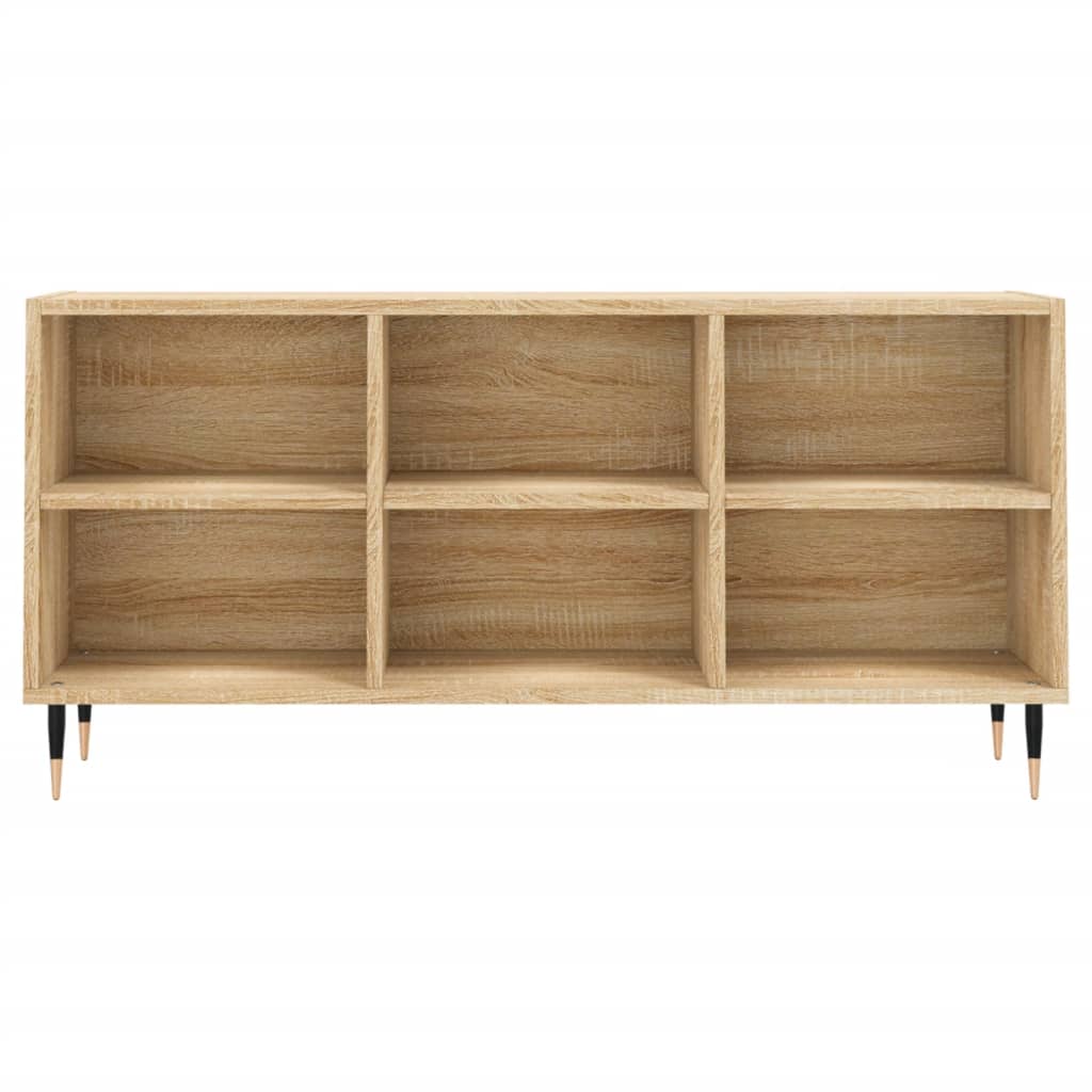 tv-bord 103,5x30x50 cm konstrueret træ sonoma-eg