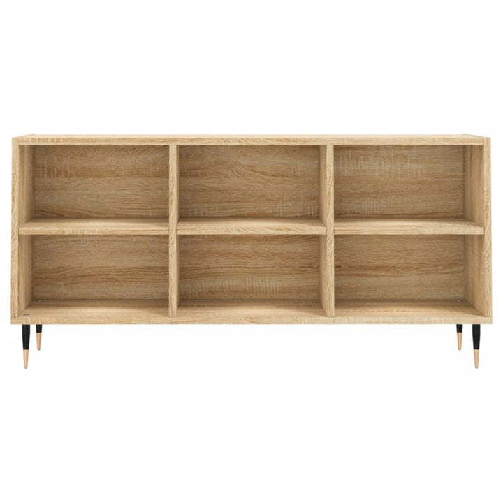 tv-bord 103,5x30x50 cm konstrueret træ sonoma-eg