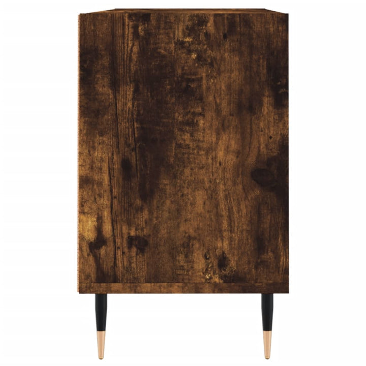 tv-bord 103,5x30x50 cm konstrueret træ røget egetræsfarve