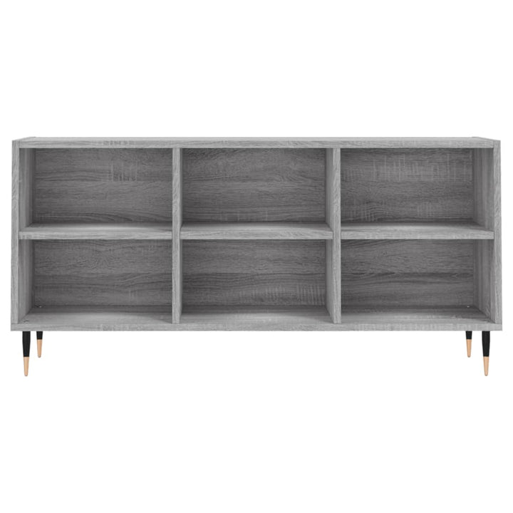 tv-bord 103,5x30x50 cm konstrueret træ grå sonoma-eg