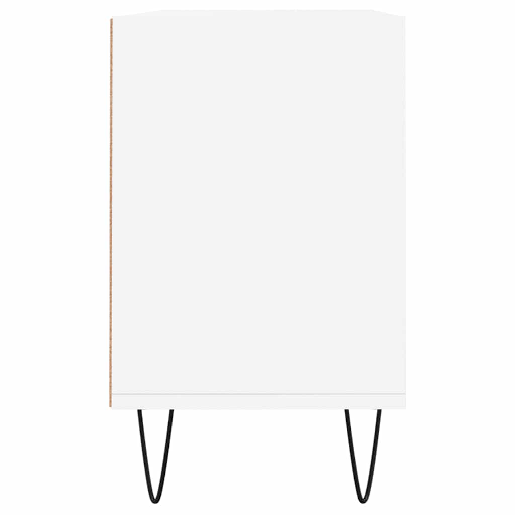 tv-bord 103,5x30x50 cm konstrueret træ hvid