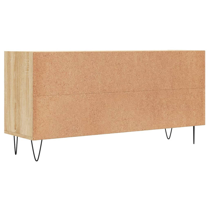 tv-bord 103,5x30x50 cm konstrueret træ sonoma-eg