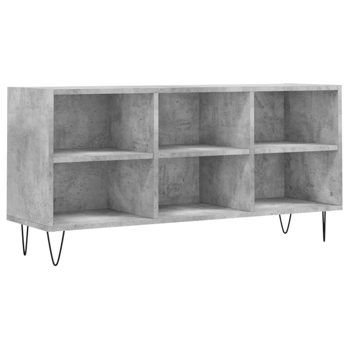 tv-bord 103,5x30x50 cm konstrueret træ betongrå